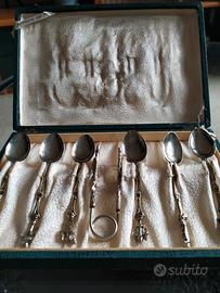 servizio da caffè argento 800 vintage 