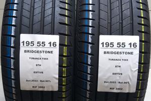 2 GOMME 195 55 16 BRIDGESTONE RIF3962
