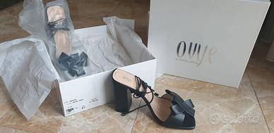 Sandali Ovye' in nappa nera nr. 37