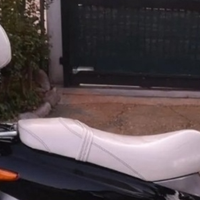 Sella bianca Gilera runner 50,125, 180, 200