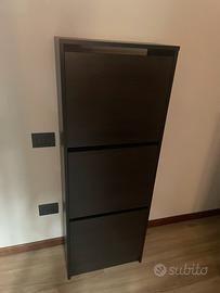 Scarpiera ikea nuova color noce