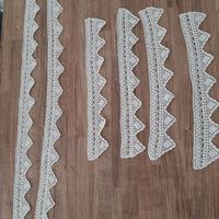 Sei bordi artigianali all'uncinetto. Nuovi