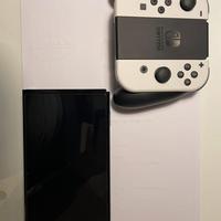 Nintendo switch oled + pellicola in vetro + giochi