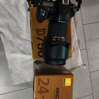 Nikon D750 con obiettivo 24/70 F2.8 VR