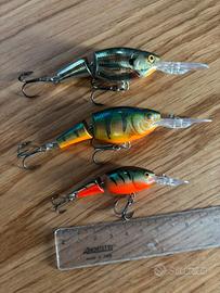 Lotto 3x Rapala Jointed Shad Rap