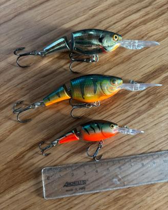 Lotto 3x Rapala Jointed Shad Rap