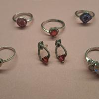 Anelli/orecchini in argento varie misure 