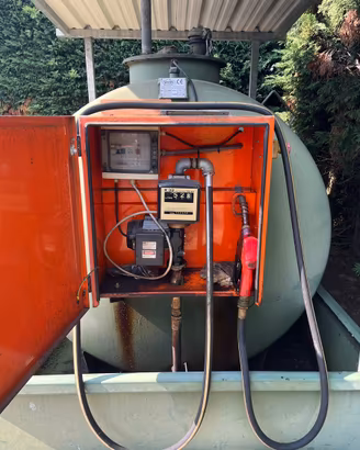 Cisterna gasolio omologata con pompa