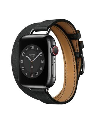 Cinturino Apple Watch Hermes Double Tour nero 41mm