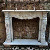 CAMINETTO MARMO BIANCO