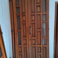 Porta ingresso in legno 2 ante diverse