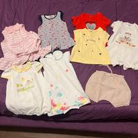 Vestiti estivi bambina 3-6 mesi