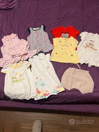Vestiti estivi bambina 3-6 mesi