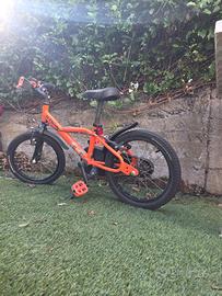Bici bambino B’Twin Discovery 16 arancione