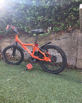 Bici bambino B’Twin Discovery 16 arancione