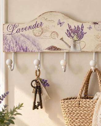Appendino shabby chic 4 ganci