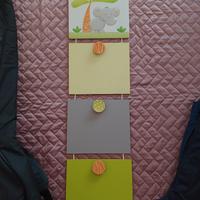 Portafografie da parete in legno cameretta bambini