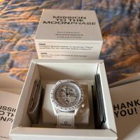 Omega x Swatch Mission to Moonphase Snoopy Bianco