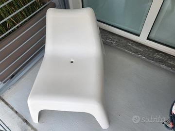 sedia ikea esterno bianco
