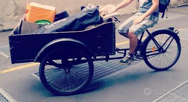 Bici con carretto d’epoca