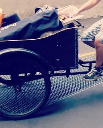 Bici con carretto d’epoca