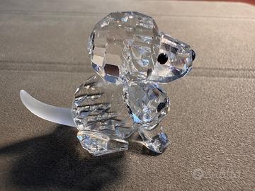 Swarovski cane seduto