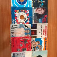 Lotto di 10 dischi 45 giri in vinile 