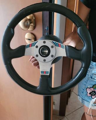 Volante Momo Recing Martini originale anni 90.