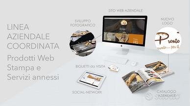 Grafica stampa e web social sito cataloghi fiere