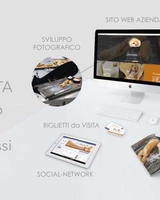 Grafica stampa e web social sito cataloghi fiere