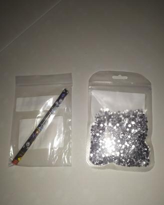 Strass per unghie più matita  per applicazioni