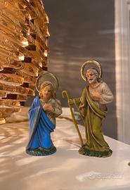 Statuine presepe Nardi rare in plastica anni 70