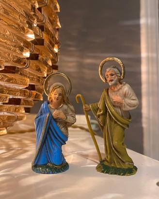 Statuine presepe Nardi rare in plastica anni 70
