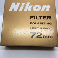 Nikon Filtro Polarizzatore 72mm