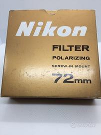 Nikon Filtro Polarizzatore 72mm