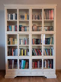libreria shalby chic - legno massiccio
