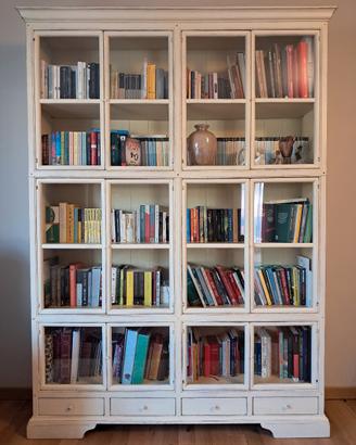 libreria shalby chic - legno massiccio