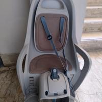 seggiolino bici e portapacchi