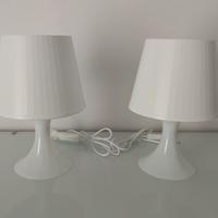 Coppia Lampade IKEA LAMPAN - Bianche (Set da 2)