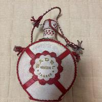 Fiaschetta vintage in pelle