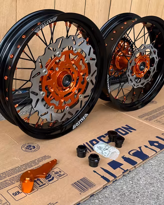 kit cerchi motard 17 falco ktm exc sx smr