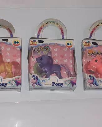 3 Mini Pony nuovi confezionati - Il mondo di Pony