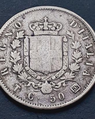50 CENTESIMI STEMMA RARA