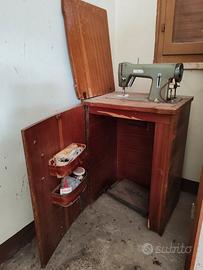 Macchina da cucire Caser anni 50 con mobile