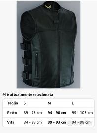 Gilet pelle 