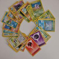 Lotto 33 carte Pokémon Base Set originali WotC ITA