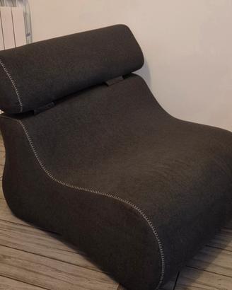 Coppia Poltrone design Kave Home Club (Grigio)