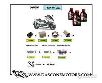 Kit tagliando completo Tmax 2001 2003