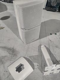 Bose cube bianco con staffa acoustimass...