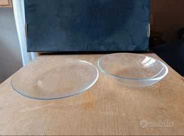 Piatti trasparenti IKEA - Servizio da 8 -tot 16 pz